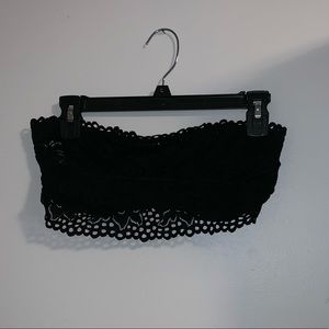 Aerie Black Lacey Bandeau (NWOT)